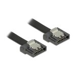 SATA 6 Gb/s Kabel 10 cm schwarz FLEXI