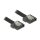 Delock SATA 6 Gb/s Kabel 10 cm schwarz FLEXI