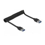 USB 5 Gbps Spiralkabel Typ-A Stecker zu Typ-A Stecker