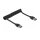 USB 5 Gbps Spiralkabel Typ-A Stecker zu Typ-A Stecker