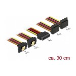 Kabel SATA 15 Pin Strom Stecker mit Einrastfunktion >...