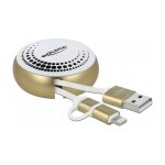 Delock USB 2 in 1 Aufrollkabel Typ-A zu Micro-B und...