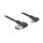 Delock EASY-USB 2.0 Kabel Typ-A Stecker zu EASY-USB Typ Micro-B Stecker gewinkelt links / rechts 1 m schwarz