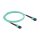 LWL Kabel MPO Buchse zu MPO Buchse 12 Fasern, Polarität A, Multimode OM4, 50/125 µm, 2 m