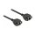 Delock Netzwerk Verlängerungskabel S/FTP RJ45 Buchse zu RJ45 Buchse Cat.6A 3 m schwarz