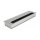 Kabeldurchführung für Tischeinbau mit Bürste 280 x 80 x 28 mm silber