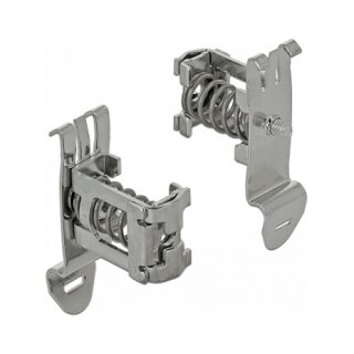 Delock Schirmklemme für Hutschiene - Kabeldurchmesser 3 - 8 mm