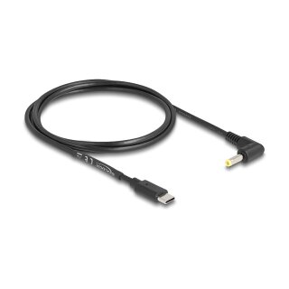 Delock USB Type-C™ Stromkabel zu DC 4,0 x 1,7 mm Stecker gewinkelt 1,5 m