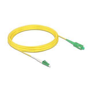 Delock Kabel Lichtwellenleiter LC-APC zu SC-APC Simplex Singlemode OS2 10 m