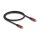 Delock USB 20 Gbps Kabel USB Type-C™ Stecker zu Stecker PD 3.0 100 W E-Marker 0,5 m rot Metall