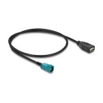 Delock Kabel HSD Z Stecker zu USB 2.0 Typ-A Buchse 0,5 m