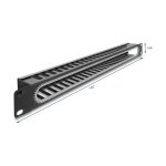 19" 1 HE Kabelmanagement Rangierpanel mit...