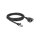 Delock Netzwerk Verlängerungskabel S/FTP RJ45 Stecker zu RJ45 Buchse Cat.6A flache Ausführung 3 m schwarz