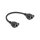 Delock Netzwerk Verlängerungskabel S/FTP RJ45 Buchse zu RJ45 Buchse Cat.6A flache Ausführung 0,25 m schwarz