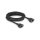 Delock Netzwerk Verlängerungskabel S/FTP RJ45 Buchse zu RJ45 Buchse Cat.6A flache Ausführung 5 m schwarz