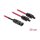 DL4 Solar Splitter Kabel 1 x Stecker zu 2 x Buchse 30 cm rot