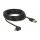 Kabel EASY-USB 2.0 Typ-A Stecker > EASY-USB 2.0 Typ Micro-B Stecker gewinkelt links / rechts 5 m schwarz