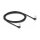 Delock RJ45 Netzwerkkabel Cat.6A S/FTP Slim 90° unten / unten gewinkelt 2 m schwarz
