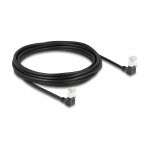 RJ45 Netzwerkkabel Cat.6A S/FTP Slim 90° unten /...