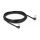 Delock RJ45 Netzwerkkabel Cat.6A S/FTP Slim 90° unten / unten gewinkelt 5 m schwarz