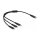 Delock USB Ladekabel 3 in 1 USB Type-C™ zu Lightning™ / Micro USB / USB Type-C™ 30 cm