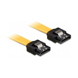 SATA 6 Gb/s Kabel 30 cm gelb