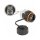 Kabelverbinder RJ45 Buchse zu Cat.6A LSA mit Verschlusskappe wasserfest
