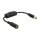 Adapterkabel DC 5,5 x 2,5 mm Stecker > DC 5,5 x 2,5 mm Buchse mit Schalter 20 cm
