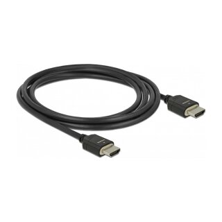 Ultra High Speed HDMI Kabel 48 Gbps 8K 60 Hz schwarz 2 m zertifiziert