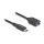 Delock USB 10 Gbps Kabel USB Type-C™ Stecker zu Typ-A Buchse 25 cm koaxial
