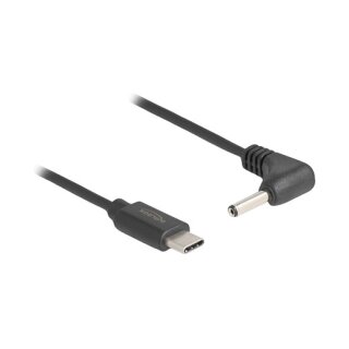 Delock USB Type-C™ Stromkabel zu DC 3,5 x 1,35 mm Stecker gewinkelt 1,5 m