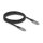 Delock USB 40 Gbps Kabel USB Type-C™ Stecker zu Stecker PD 3.1 240 W E-Marker 2 m grau Metall