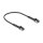 Delock RJ45 Slim Netzwerkkabel Cat.8.1 U/FTP winkelbar bis 40 Gbps schwarz 0,25 m