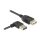 Delock Verlängerungskabel EASY-USB 2.0 Typ-A Stecker gewinkelt links / rechts > USB 2.0 Typ-A Buchse 1 m