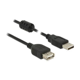 Verlängerungskabel USB 2.0 Typ-A Stecker > USB 2.0 Typ-A Buchse 3,0 m schwarz