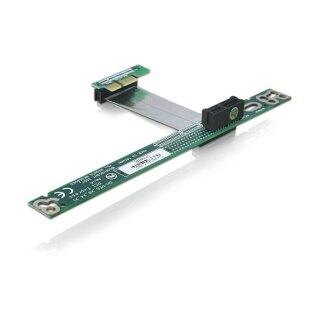 Riser Karte PCI Express x1 > x1 mit flexiblem Kabel 7 cm