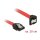 SATA 6 Gb/s Kabel gerade auf unten gewinkelt 20 cm rot