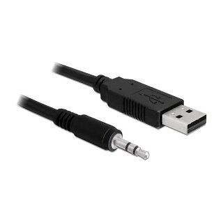 Konverter USB 2.0 Typ-A Stecker zu Seriell TTL 3,5 mm 3 Pin Klinke 1,8 m (5 V)