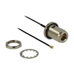 Delock Antennenkabel N Buchse zum Einbau zu I-PEX Inc.,...
