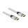 Delock Ultra High Speed HDMI Kabel 48 Gbps 8K 60 Hz silber 1 m zertifiziert