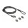 Navilock Notebook Sicherungskabel mit 3 Verriegelungskpfen fr Kensington, Noble Wedge und Nano Slot