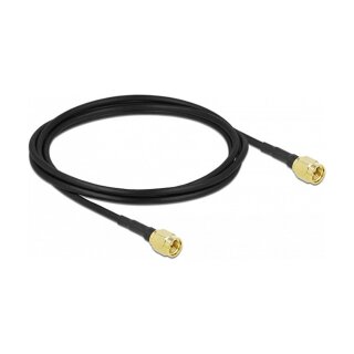 Delock Antennenkabel SMA Stecker zu SMA Stecker LMR/CFD100 2 m low loss