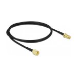 Delock Antennenkabel RP-SMA Stecker zu RP-SMA Buchse...