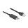 Delock Serielles Anschlusskabel mit FTDI Chipsatz, USB 2.0 Typ-A Stecker zu RS-232 RJ45 Stecker 25 cm schwarz