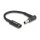 Delock Adapterkabel für Notebook Ladekabel USB Type-C™ Buchse zu Samsung 5,5 x 3,0 mm Stecker 90° gewinkelt 15 cm