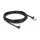Delock RJ45 Netzwerkkabel Cat.6A S/FTP Slim 90° unten gewinkelt / gerade 5 m schwarz