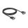 Delock Seriell Kabel RS-232 D-Sub9 Buchse zu D-Sub9 Buchse Stromanschluss an Pin 9 3 m