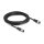 Delock M12 Kabel D-kodiert 4 Pin Stecker zu Buchse PVC 5 m