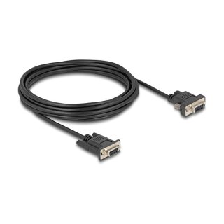 Seriell Kabel RS-232 D-Sub9 Buchse zu D-Sub9 Buchse Stromanschluss an Pin 9 5 m