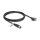 Delock M12 Kabel A-kodiert 8 Pin Buchse zu RJ45 Stecker mit Schrauben Cat.5e FTP 2 m schwarz